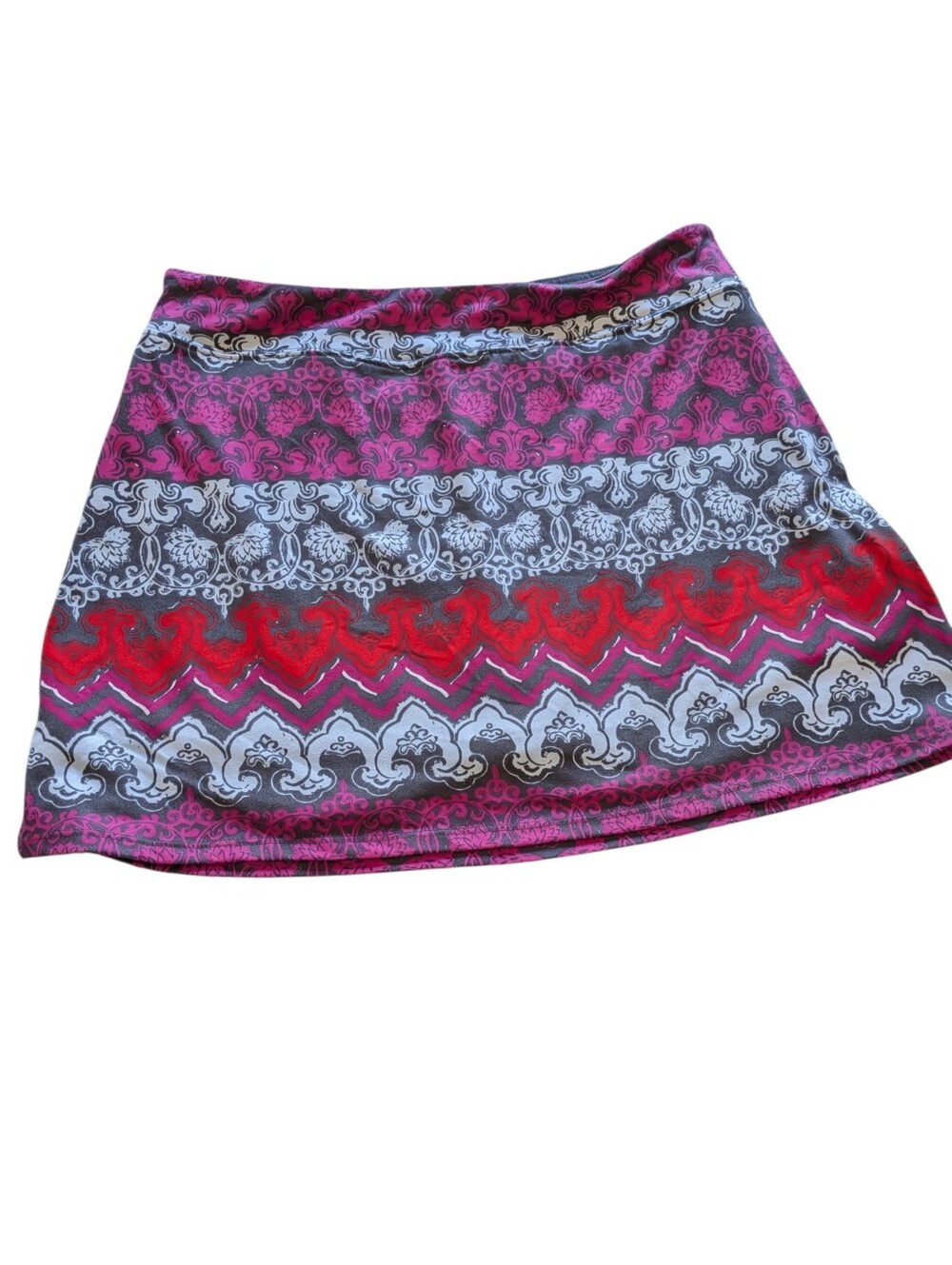 Tranquility Women's Pink Patterned Skort M Workout Tennis Athletic Leisure